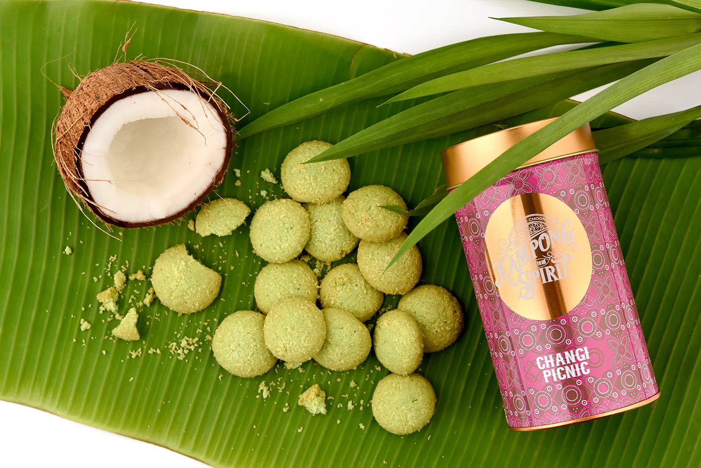 Old Seng Choon Coconut Pandan - product photography by Macrostudios Singapore